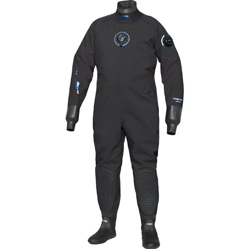 Bare Trilam Pro Dry Men's Drysuit(Black / Small)