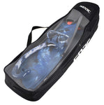 SEAC Motus Tris Freediving and Spearfishing Set - Motus Long Fins, One Diving Mask Jet Snorkel, Shoulder Bag Included