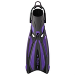 Tusa Solla Dive Fins with Bungee Strap(Vivid Purple / X-Small)