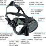 Cressi Nano Crystal Scuba and Freediving Mask