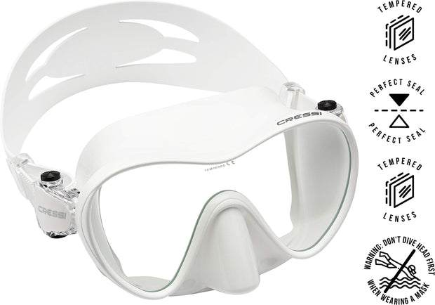 Cressi Kid's Scuba Mask - Mini Frameless