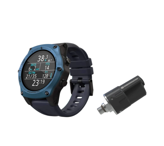 Shearwater Research Teric Color Wrist Dive Computer(Blue / w/ Swift GPS Transmitter)
