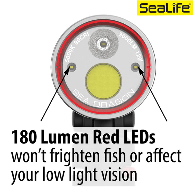 SeaLife Sea Dragon 3000SF Pro Dual Beam Compact Underwater Photo-Video Light