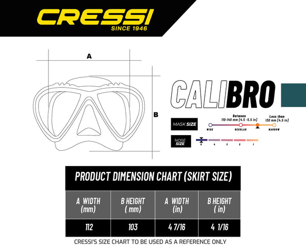 Cressi Calibro Dive Mask