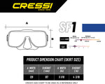 Cressi SF1 mask
