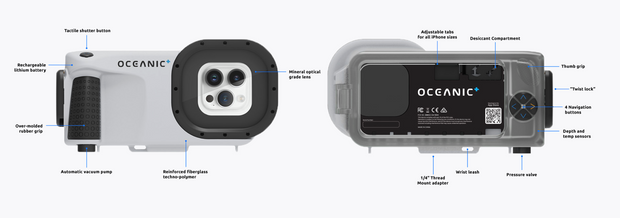 Oceanic+ Dive Housing V2
