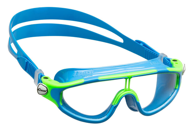Cressi Baloo Kid's Swim Goggles(Light Blue/Lime)