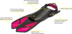 Cressi Bonete Open Heel Snorkel Fins