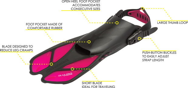 Cressi Bonete Open Heel Snorkel Fins