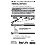 SeaLife Compact Underwater Retractor 9 oz. retraction Force; 32 Maximum Length. Holds Mini Lights, Micro Series and RM-4K Cameras