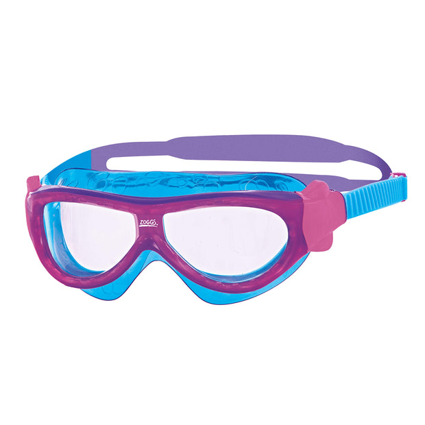 Zoggs Phantom Kids Mask(Purple/Blue - Clear Lens / 0-6 Years)