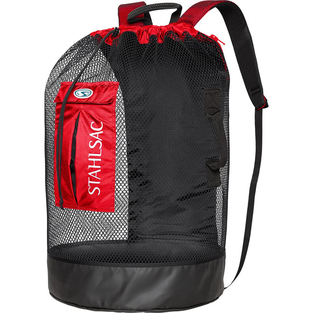 Stahlsac Bonaire Mesh Scuba Diving Equipment Backpack(Red)