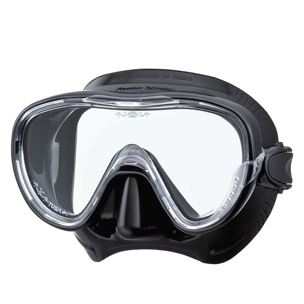 TUSA M-1002 Freedom Tina Scuba Diving Mask(Black/Black)