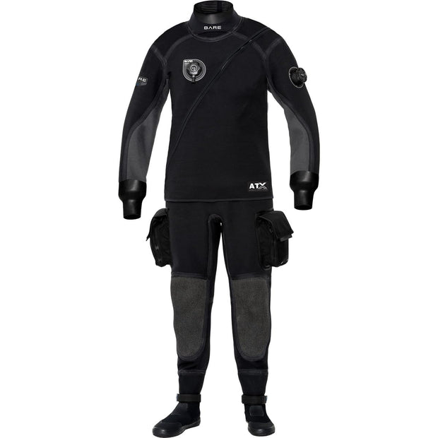 Bare Sentry Tech Dry Men's Drysuit(Red / Medium-Large Short)