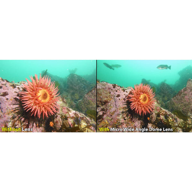SeaLife Micro Wide Angle Dome Lens for Micro-Series & RM-4K (Includes Lanyard & Protective Pouch)
