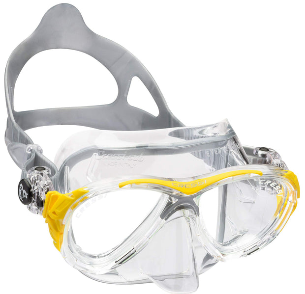 Cressi Eyes Evolution Crystal Dive Mask(Yellow)