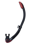 TUSA SP-170 Platina Hyperdry II Scuba Diving Snorkel(Black/Metallic Dark Red)