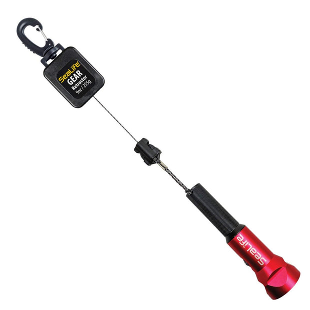 SeaLife Compact Underwater Retractor 9 oz. retraction Force; 32 Maximum Length. Holds Mini Lights, Micro Series and RM-4K Cameras