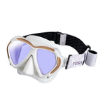 TUSA M-2001 Paragon Scuba Diving Mask(White w/ Fabric Strap)