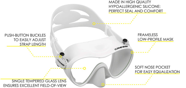 Cressi F1 Frameless Mask