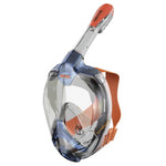 Seac Magica Full Face Snorkeling Mask(Blue/Orange / L/XL)