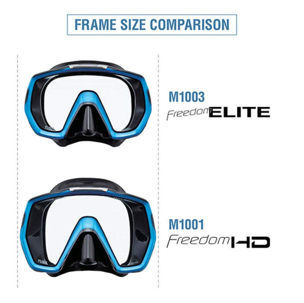 TUSA M-1003 Freedom Elite Scuba Diving Mask