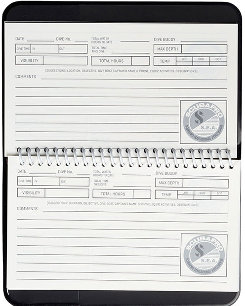 SCUBAPRO Water Proof Pages Divers Log Book