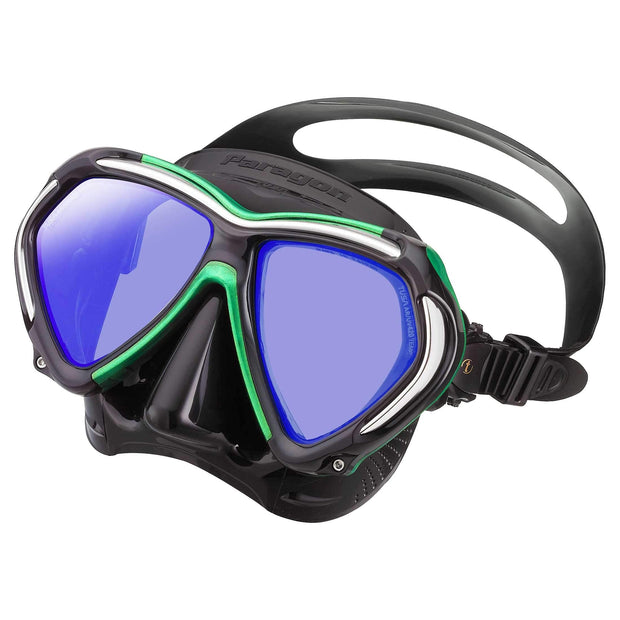 TUSA M-2001 Paragon Scuba Diving Mask(Black/Energy Green)