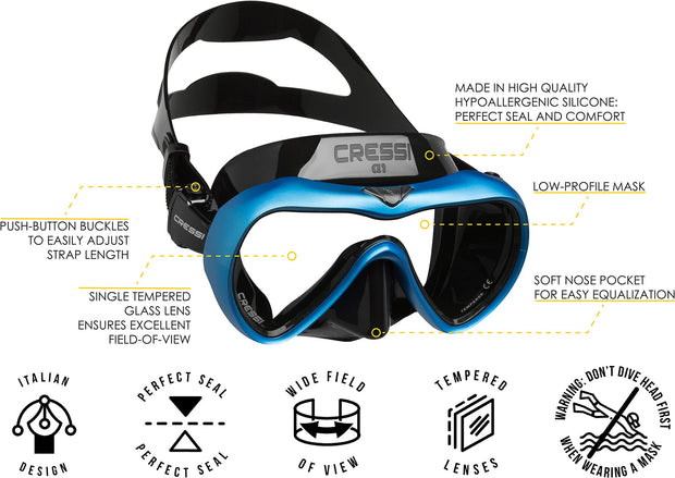 Cressi A1 Scuba Mask