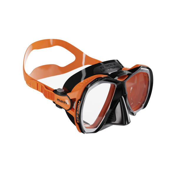 Mares Force-X LiquidSkin Dive Mask(Orange/Black)