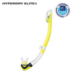 TUSA SP-0101 Hyperdry Elite II Scuba Diving Snorkel(Flash Yellow)