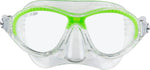 Cressi Moon Kid's Snorkel Mask(Clear/Lime)