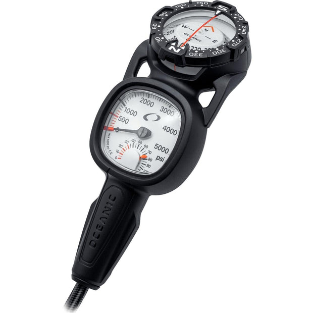 Oceanic Maxview Combo Pressure Gauge and Compass