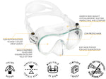 Cressi Kid's Scuba Mask - Mini Frameless