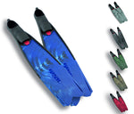 Seac Motus Long Blade Freediving Fins(Camo Blue / 43-44)