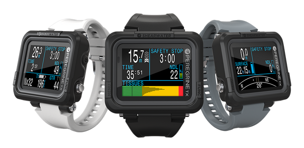 Shearwater Peregrine TX Air Integrated Color Dive Computer with Compass