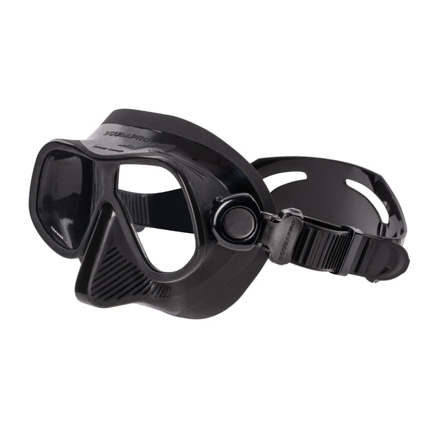 SCUBAPRO Steel Comp Freediving Mask, with Dual Lens and Frameless, Low Volume Design, Orange