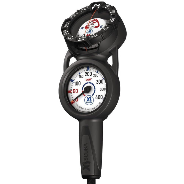 XS Scuba QuikVu Metric Console - Pressure and Compass