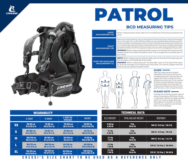 Cressi Patrol Travel BCD