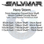 Salvimar Storm Hero Blue Speargun with Reel