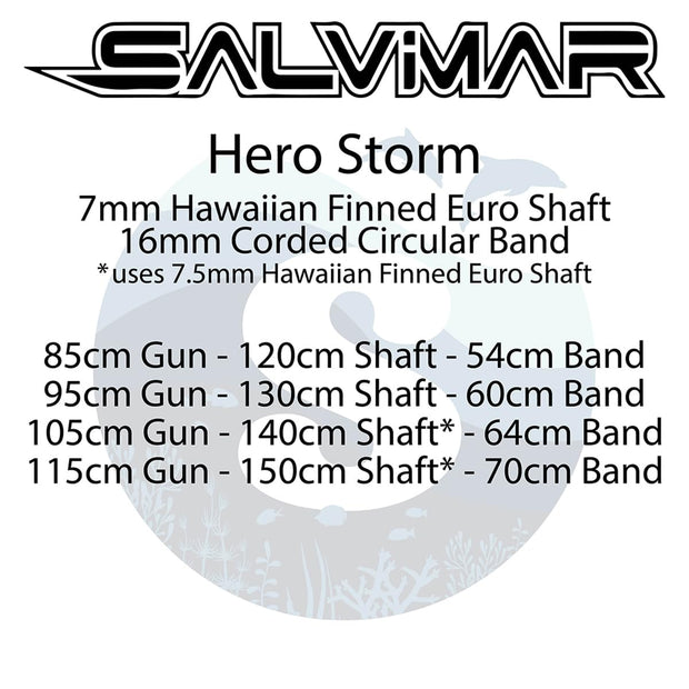 Salvimar Storm Hero Blue Speargun with Reel