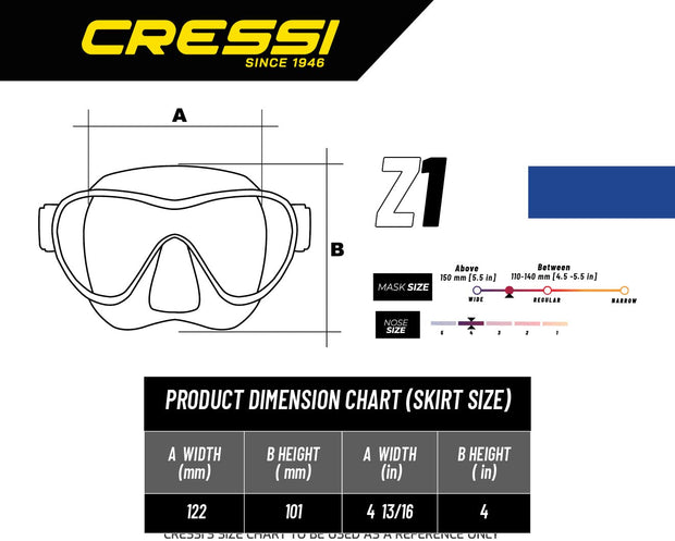 Cressi Z1 Dive Mask