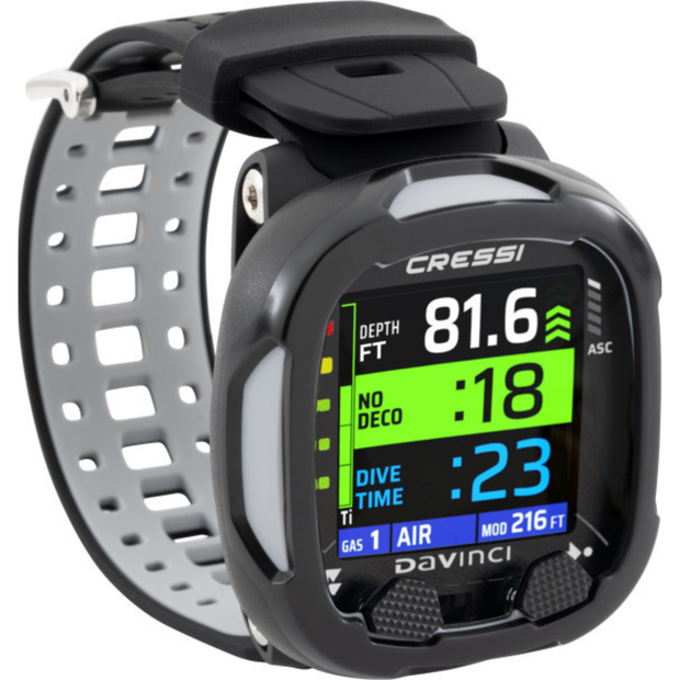Cressi Da Vinci Wrist Dive Computer(Grey)