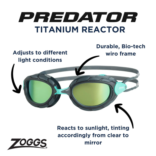 Zoggs Predator Titanium Reactor