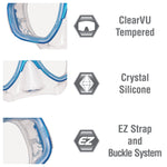 TUSA Sport Adult Splendive Mask and Snorkel Combo