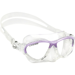 Cressi Moon Kid's Snorkel Mask(Clear/Lilac)
