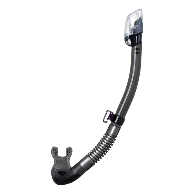 TUSA SP-0101 Hyperdry Elite II Scuba Diving Snorkel(Gun Metal/Gun Metal)