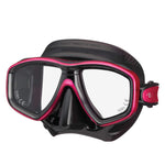 TUSA M-212 Freedom Ceos Scuba Diving Mask(Black/Rose Pink)