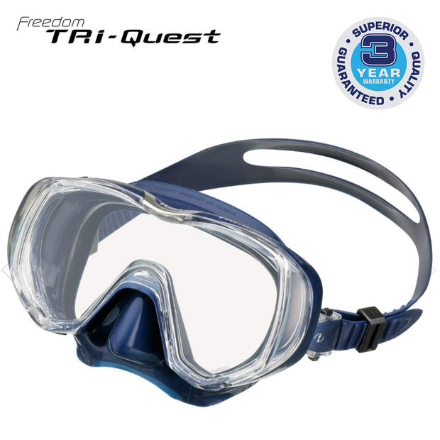 TUSA M-3001 Freedom Tri-Quest Scuba Diving Mask