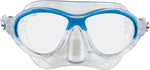 Cressi Moon Kid's Snorkel Mask(Clear/Blue)